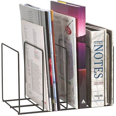 MARBIG WIRE MAGAZINE RACK BLACK