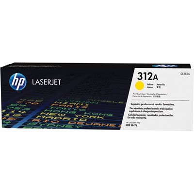 HP CF382A 312A TONER CARTRIDGE YELLOW
