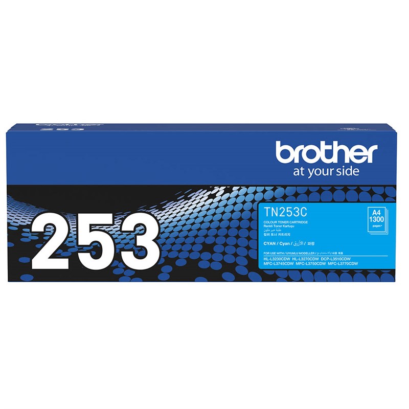 BROTHER TN253 TONER CARTRIDGE CYAN