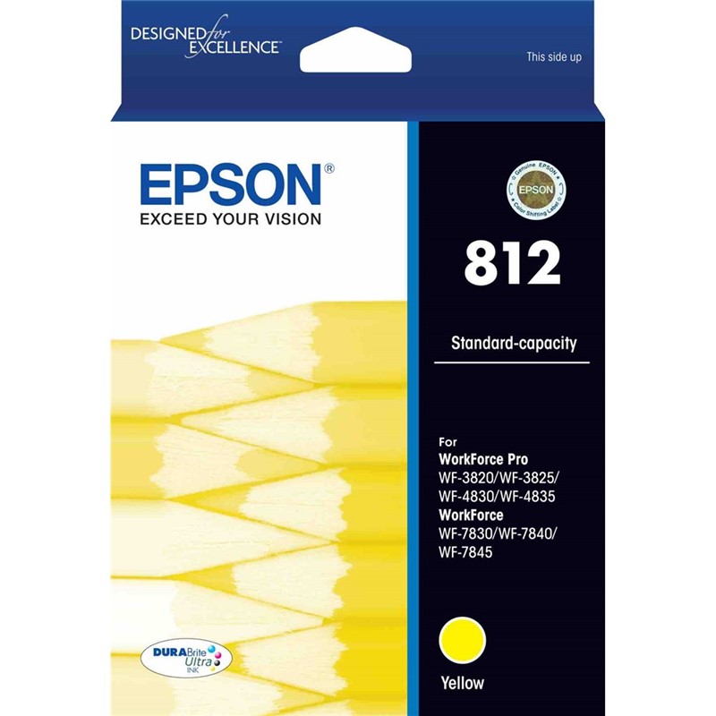 EPSON 812 INK CARTRIDGE YELLOW