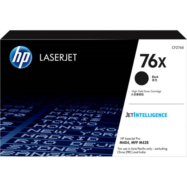 HP CF276X 76X TONER CARTRIDGE HIGH YIELD BLACK