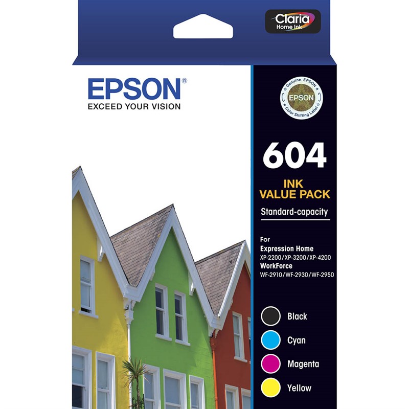 EPSON 604 INK CARTRIDGE VALUE PACK