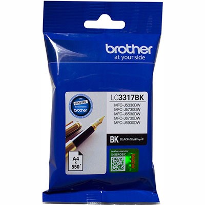 BROTHER LC3317BK INK CARTRIDGE BLACK