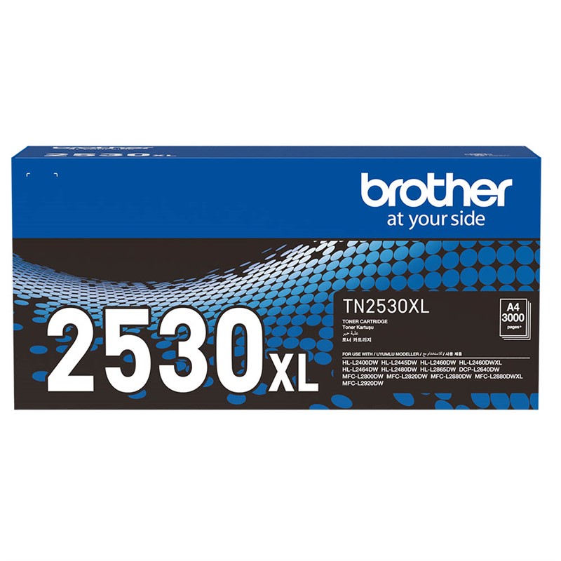 BROTHER TN2530XL TONER CARTRIDGE HIGH YIELD BLACK