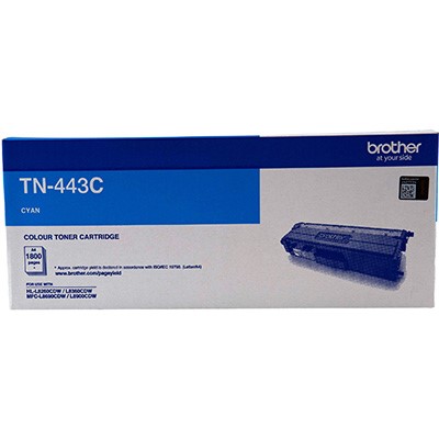 BROTHER TN443 TONER CARTRIDGE HIGH YIELD CYAN