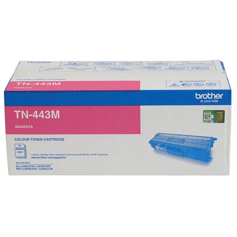 BROTHER TN443 TONER CARTRIDGE HIGH YIELD MAGENTA