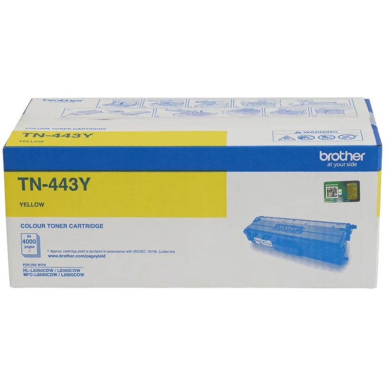 BROTHER TN443 TONER CARTRIDGE HIGH YIELD YELLOW