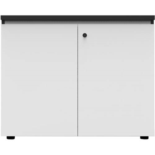 RAPID INFINITY DELUXE 2 SWING DOOR CUPBOARD 900 X 600 X 730MM NATURAL WHITE BLACK RIGID EDGING