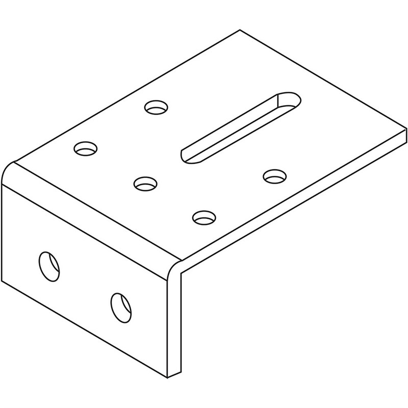 RAPIDLINE SHUSH30 SCREEN BACK TO BACK BRACKET WHITE PACK 2