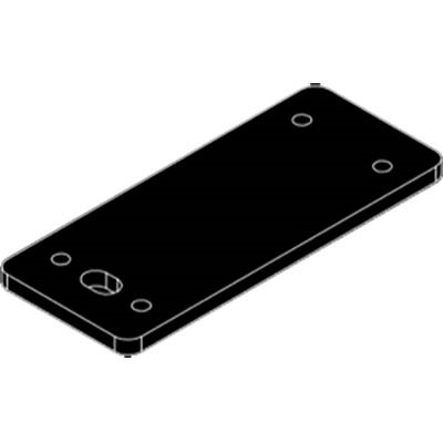 RAPIDLINE SHUSH30 SCREEN PLATE L SHAPE BLACK