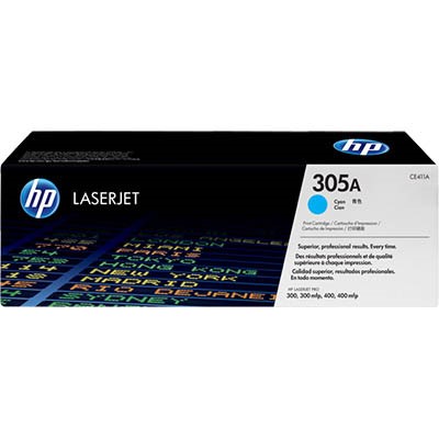 HP CE411A 305A TONER CARTRIDGE CYAN