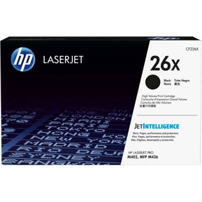 HP CF226X 26X TONER CARTRIDGE HIGH YIELD BLACK