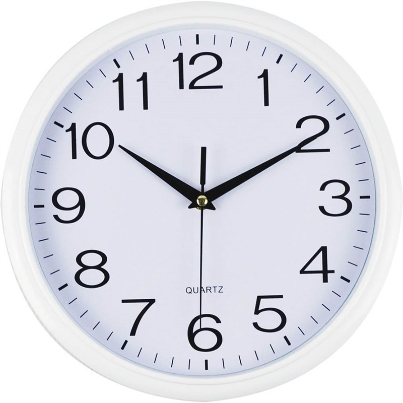 ITALPLAST WALL CLOCK 430MM WHITE