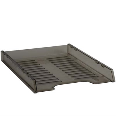 ITALPLAST SLIMLINE MULTI FIT DOCUMENT TRAY A4 SMOKE