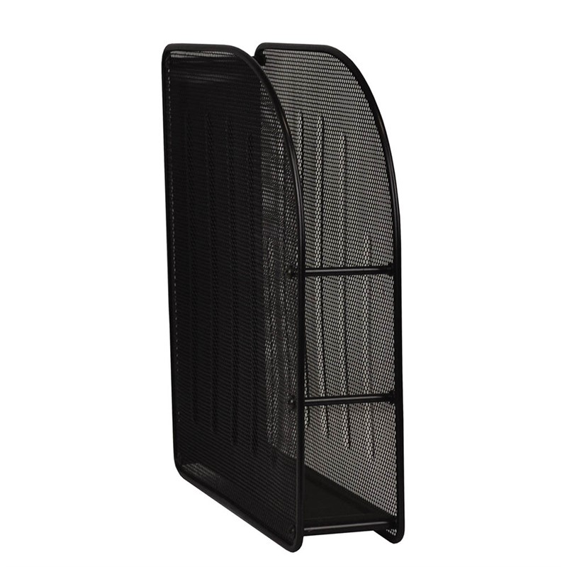 ITALPLAST WIRE MESH MAGAZINE STAND BLACK