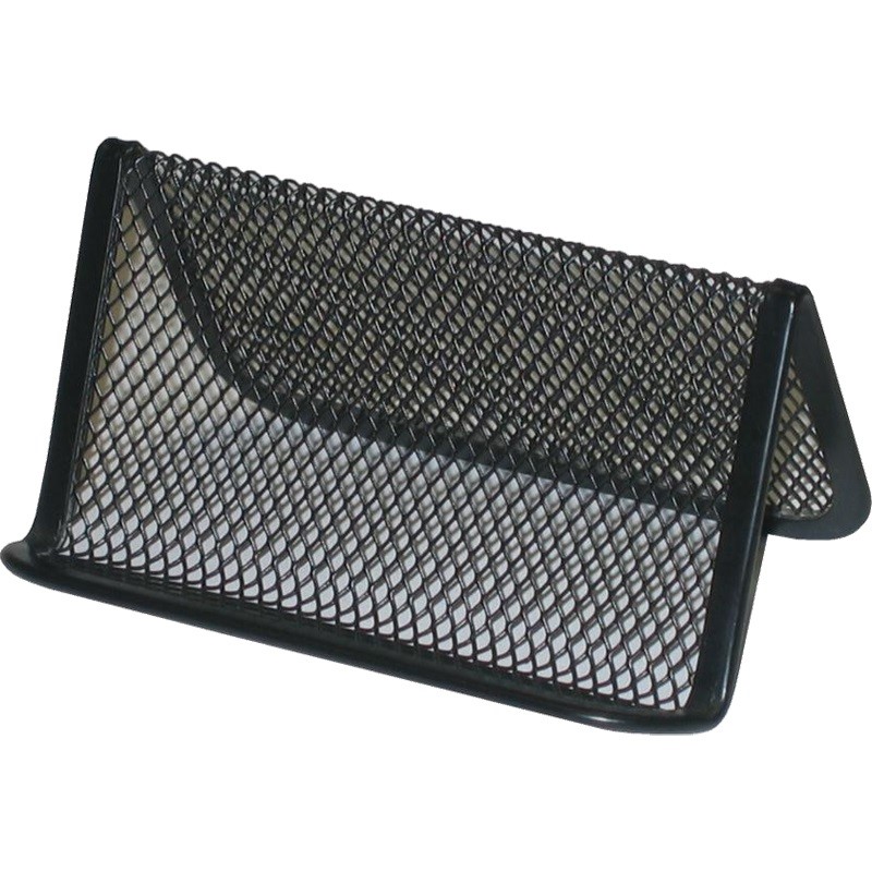 ITALPLAST WIRE MESH BUSINESS CARD HOLDER BLACK