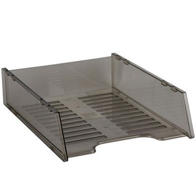 ITALPLAST MULTI FIT DOCUMENT TRAY A4 SMOKE