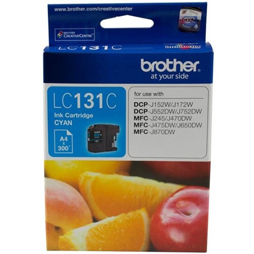 BROTHER LC131C INK CARTRIDGE CYAN