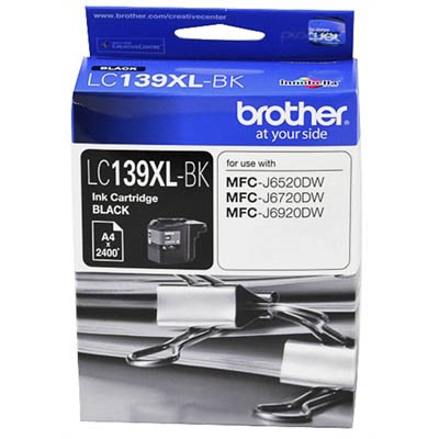 BROTHER LC139XLBK INK CARTRIDGE HIGH YIELD BLACK