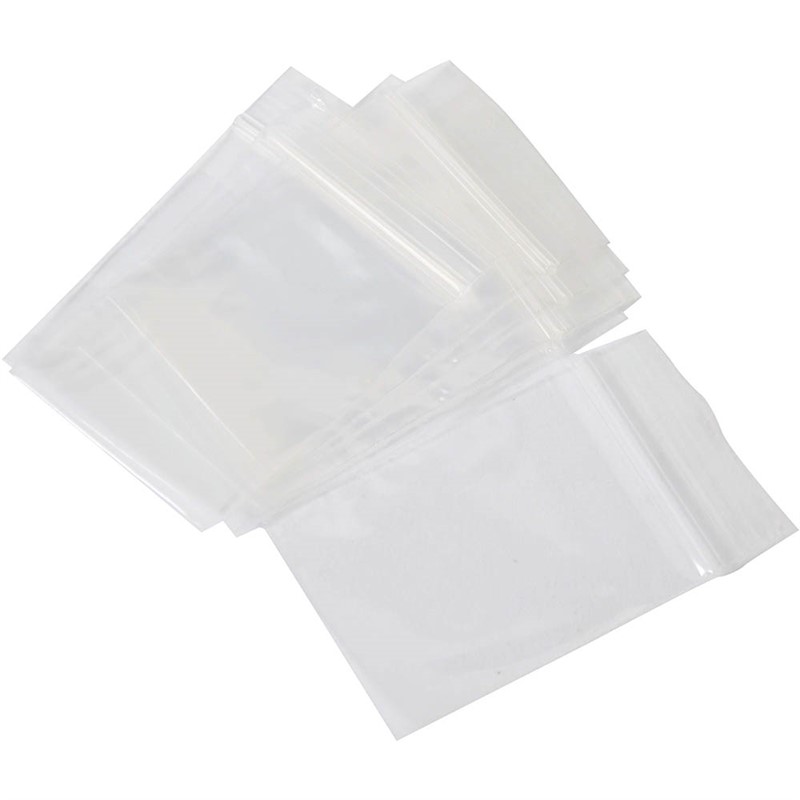 MARBIG PRESS SEAL BAG 50 MICRON 335 X 400MM CLEAR PACK 100