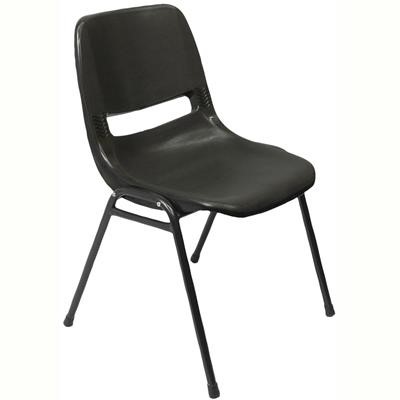 RAPIDLINE P100 STACKING CHAIR POLYPROPYLENE BLACK