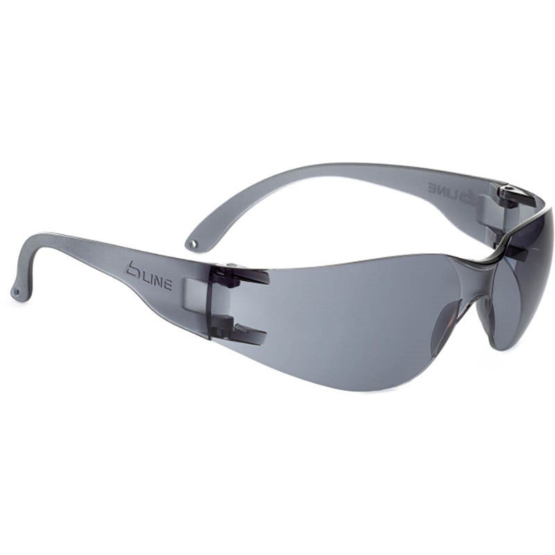 BOLLE SAFETY BLINE BL30 SAFETY GLASSES RIMLESS SMOKE