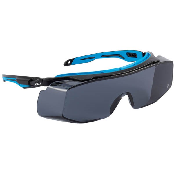 BOLLE SAFETY TRYON SAFETY GLASSES OTG SMOKE LENS
