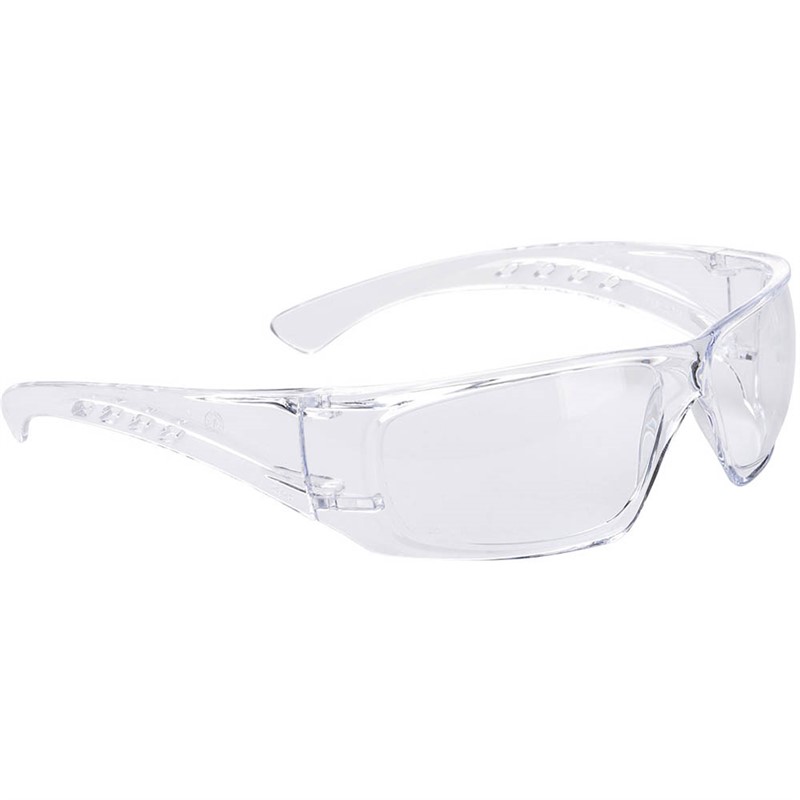 PORTWEST PW13 CLEAR VIEW SAFETY SPECTACLES CLEAR