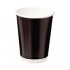 COFFEE CUPS BLACK DOUBLEWALL 12OZ BX500