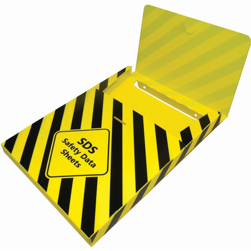 BRADY SDS SAFETY DATA SHEET BOX WALLMOUNTED BLACKYELLOW