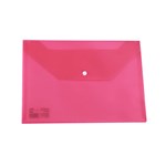 RAZORLINE FILE BAG PVC WITH BUTTON A4 RED PACK 10