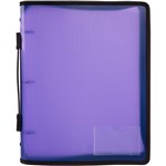 MARBIG ZIPPER RING BINDER WITH HANDLE 3R 25MM A4 PURPLE