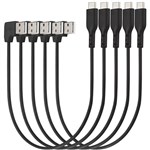 KENSINGTON CHARGE AND SYNC CABLE USBA TO USBC 327MM BLACK PACK 5