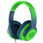 MOKI MIXI TYPEC CONNECT WIRED VOLUME LIMITED HEADPHONES GREEN AND BLUE