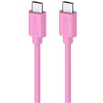 MOKI USBC TO USBC SYNCHARGE CABLE 1M SOFT PINK