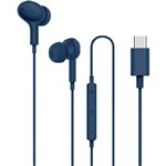 MOKI TYPEC CONNECT EARPHONES  INLINE MICROPHONE AND CONTROL NAVY BLUE
