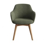 RAPIDLINE ASPEN 4 LEG TUB CHAIR 630 X 630 X 840MM OLIVEOAK