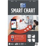 OXFORD SMART CHART SCRIBZEE COMPATIBLE 90GSM 650 X 980MM 20 SHEETS