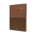 COLLINS VANESSA 185V90 DIARY DAY TO PAGE A5 TAN