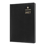 COLLINS STERLING 384P99 DIARY WEEK TO VIEW A5 BLACK