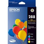 EPSON 288 INK CARTRIDGE CYANMAGENTAYELLOWBLACK