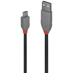 LINDY 36730 ANTHRA LINE USBA 20 TO MICROB CABLE 02M BLACK