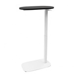 RAPIDLINE EOS HEIGHT ADJUSTABLE SIDE TABLE 560 X 340 X 6531048MM BLACKWHITE PC