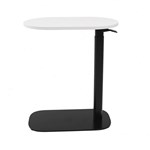 RAPIDLINE EOS HEIGHT ADJUSTABLE SIDE TABLE 560 X 340 X 6531048MM NATURAL WHITEBLACK PC