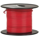 LIGHT DUTY HOOKUP CABLE RND 13X012MM ROLL 25M RED