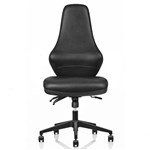 RAPIDLINE ERGORA POSTURE CHAIR MEDIUM BACK BLACK PU