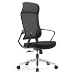 SYLEX STAT MESH CHAIR HIGH BACK BLACK