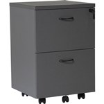 RAPID WORKER MOBILE PEDESTAL 2DRAWER LOCKABLE 690 X 465 X 447MM IRONSTONE