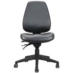 RAPIDLINE ENDEAVOUR PRO CHAIR HIGH BACK PU BLACK