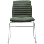 RAPIDLINE PIXEL SLED BASE CHAIR OLIVEWHITE